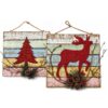Πινακίδα Xmas Ξύλινη Κρεμαστή 30x31cm Xmasfest 1134297
