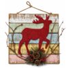 Πινακίδα Xmas Ξύλινη Κρεμαστή 30x31cm Xmasfest 1134297