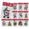 Αυτοκόλλητα Gelly Xmas Σχέδια Καρ=25x15cm Xmasfest 113552
