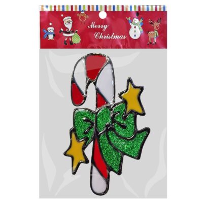 Αυτοκόλλητα Gelly Xmas Σχέδια Καρ=25x15cm Xmasfest 113552