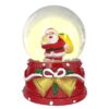 Χιονόμπαλα Άγιος με φως ø6,5cm ø6,5x9cm Xmasfest 113623