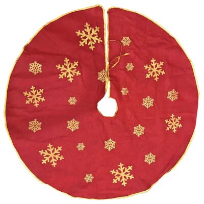 Ποδιά Δέντρου Σχέδια Χρυσόσκονης ø90cm Xmasfest 113627