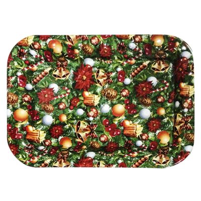 Δισκάκι Χριστουγέννων Ορθογώνιο 33x23,5cm Xmasfest 113699